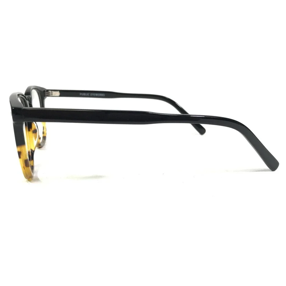 Public Eyeworks Eyeglasses Frames CHARLOTTE-C04 Black Tortoise Square 48-19-145